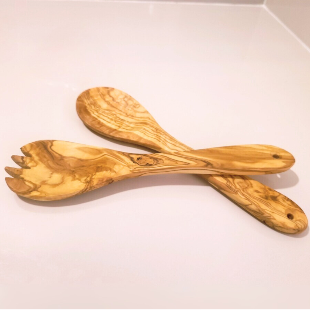 Olive Wood Utensils Set