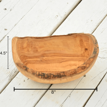 Olive Wood Salad Set