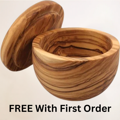 Ensemble de cuillères de cuisine en bois d'olivier (3 pièces)