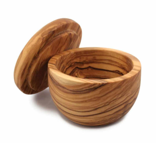 Olive-Wood Salt Keeper, Medium