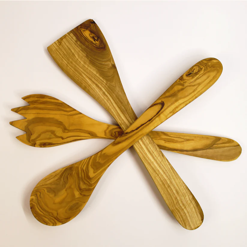 Olive Wood Utensils Set